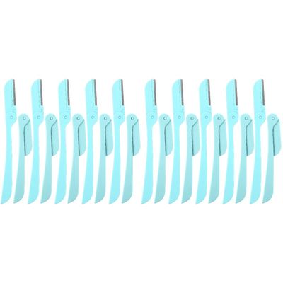 FOMIYES 20pcs Eyebrow Trimmers for Women Portable Eyebrow Grooming Safety Design for Travel and Easy Styling