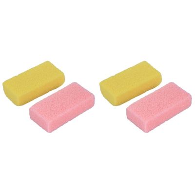Healifty 2sets Remove Stone Foot Pumice Stone Foot Brush Scrubber 2pcs*2 Random Color