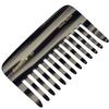 Giorgio G51 Graphite Wide Tooth detangling Combs for Women, Wide Teeth Pocket Comb for Thick Curly Wavy Hair. Great For Wet and Dry Everyday Hair Care. Saw-Cut and Hand Polished view 1