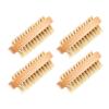 Beavorty 8pcs Double-sided Wooden Bristle Nail Brush for Professional Manicure and Pedicure Flexible Natural Material for Nail Art and view 3