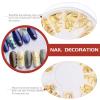 KALLORY Alloy Nail Art Decorations Rivet Nail for Manicure Jewelry Elegant Shiny Accessories for Creative Designs view 3