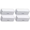 Beaupretty 4 Pcs Metal Lipstick Case Holder with Mirror Compact Travel Purse Box Makeup Organizer view 1