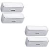 Beaupretty 4 Pcs Metal Lipstick Case Holder with Mirror Compact Travel Purse Box Makeup Organizer view 4