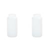 Zerodeko 2pcs Wide Mouth Reagent Bottle Hdpe Plastic Dispensing Container for Water Lotion Shampoo Leak Easy Refill Clean for Home Kitchen Use view 1