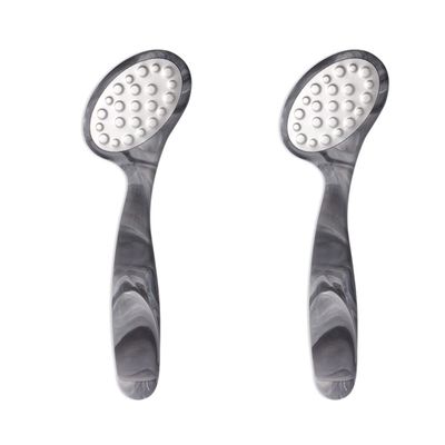 minkissy 2pcs Callus Remover Tool Double-Sided Foot File Cuticle Remover Foot Scraper for Men Women Random Color
