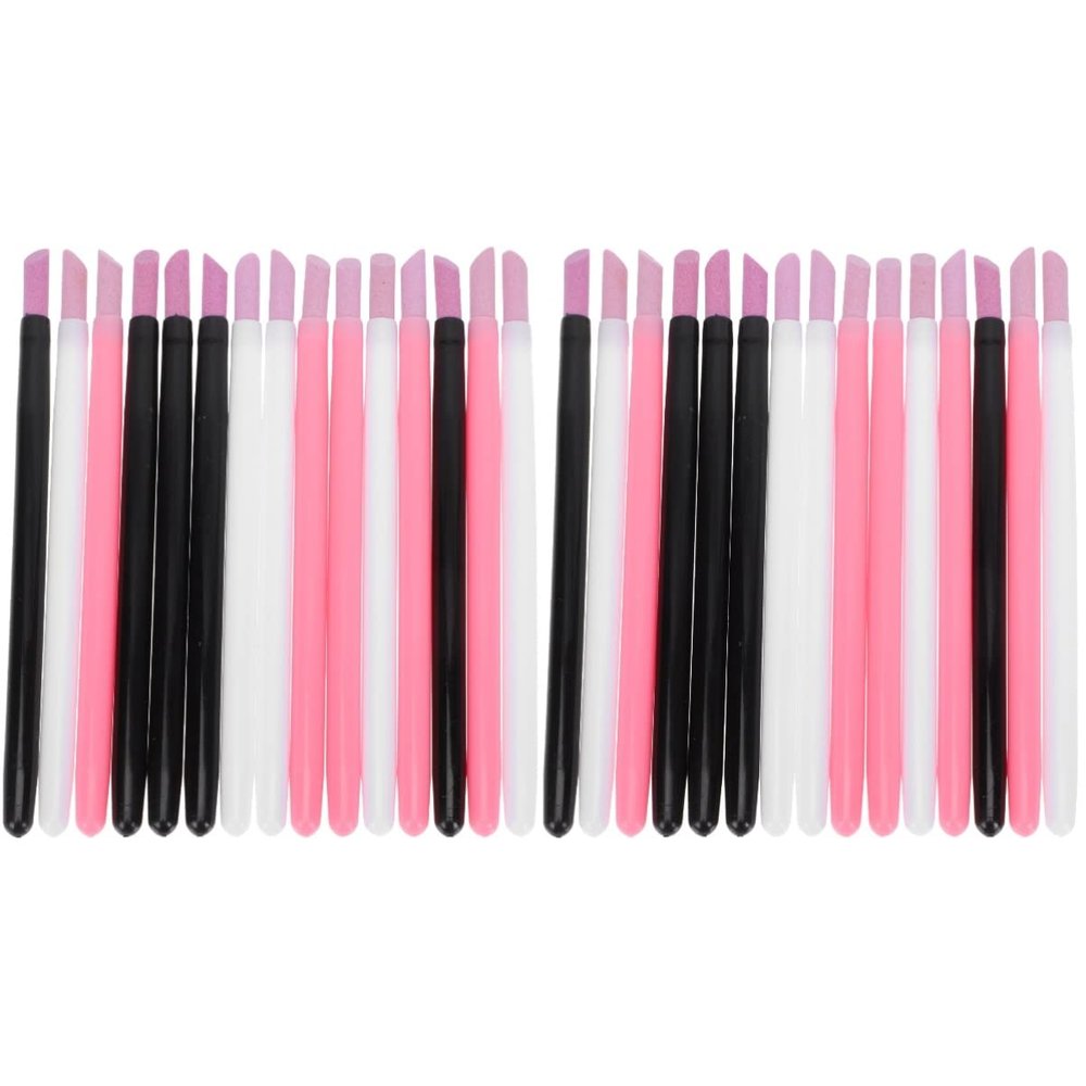 Beavorty 30pcs Nail Cuticle Pusher for Men and Women Ergonomic Nail Pen for Manicure and Pedicure Tool Colors