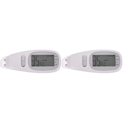 Healifty 2sets Skin Moisture Tester Facial Oil Analyzer Accurate Hydration Measurement for Home Travel Beauty Salons Lightweight Portable Skin Analyzer Backlit Display for Night Use