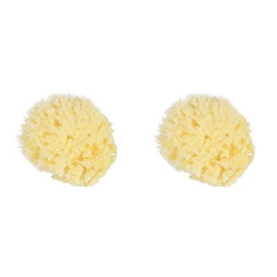 Beaupretty 2pcs Newborn Sponge for Bath Natural Sponges for Baby Honeycomb Bath Safe Skin-Friendly for Boys and Girls Adults