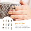 FOMIYES 2sets Chic Fingernail Rings for Women Nail Art Decor Ring Manicure Accessory Fashion Nail for Daily Wear 12pcs*2 view 2