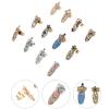 FOMIYES 2sets Chic Fingernail Rings for Women Nail Art Decor Ring Manicure Accessory Fashion Nail for Daily Wear 12pcs*2 view 3
