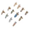 FOMIYES 2sets Chic Fingernail Rings for Women Nail Art Decor Ring Manicure Accessory Fashion Nail for Daily Wear 12pcs*2 view 4