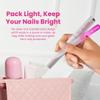 Dr. Dana Glass Nail File with Case - Premium Double-Sided Etched Crystal Nail File for Natural Nails, Protective Travel Case Included  Ideal Self Care Gift, Professional Quality by Dr. Dana view 4