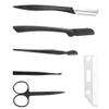 Beaupretty 2sets Eyebrow Grooming Set Trimmer Comb Tweezers Scissors Shaper Makeup Tools Kit Compact for Travel for Her view 4