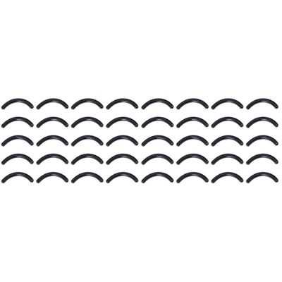 Beaupretty 240pcs Silicone Eyelash Curler Refills Replacement Strips for Women Lash Curler Pads