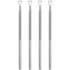 LALAFINA 12 Pcs Stainless Steel Cuticle Pusher Triangle Nail Scraper Tool for Gel Polish Removal Manicure Pedicure Hand and Foot Care view 1