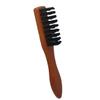 Beaupretty 2pcs Retro Style Wooden Handle Beard Brush for Men Boar Bristle Hair Style Beard Cleaner Safe for Skin Home Use view 3