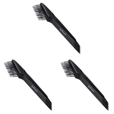 KALLORY 3pcs Salon Comb Cleaner Tool Plastic Brush for Efficient Hair Removal Household Salon Use Ergonomic Design for Easy Cleaning of Hairbrush Base