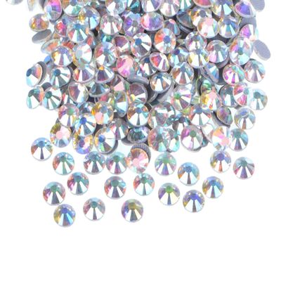QOGIR 2000 Pieces SS20 ZD Clear AB Hotfix Rhinestones for Crafts Clothes Nail Art Diamantes Flatback 4mm Glass Gems Rhinestone