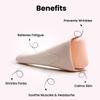 ROSELYNBOUTIQUE Ice Roller for Face Wrinkles Fine Lines Puffiness Stick Massager Facial Skin Care Tools Self Care Gifts for Men Women (Beige) view 2