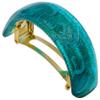 Camila Paris CP3300 French Hair Barrette, Hair Ponytail Holder for Fine Long Hair, Turquoise, Strong Hold Grip Hair Clips for Women, No Slip Styling Girls Hair Accessories, Made in France view 1