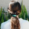 Camila Paris CP3300 French Hair Barrette, Hair Ponytail Holder for Fine Long Hair, Turquoise, Strong Hold Grip Hair Clips for Women, No Slip Styling Girls Hair Accessories, Made in France view 2