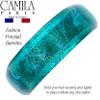 Camila Paris CP3300 French Hair Barrette, Hair Ponytail Holder for Fine Long Hair, Turquoise, Strong Hold Grip Hair Clips for Women, No Slip Styling Girls Hair Accessories, Made in France view 4