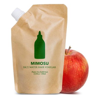 mimosu Apple Cider Vinegar with Rice Water Scalp & Hair Rinse Refill 8.45oz