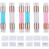 KALLORY 6pcs Double-end Nail Art Stamper Versatile Stamping Tool for Creative Nail Designs for Manicure and Art Enthusiasts view 1