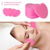 50-Count Facial Sponges Compressed, 100% Natural Cellulose Face Sponge Professional Cosmetic Spa Sponges for Face Cleansing, Exfoliating Mask, Makeup Removal for Travel and Home, Pink view 2
