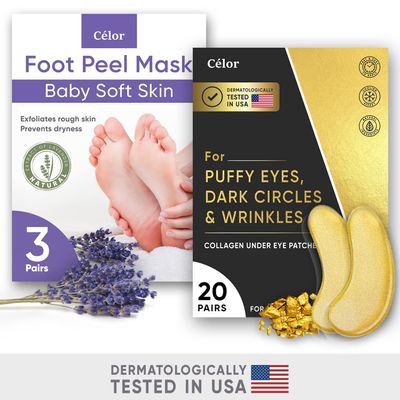 CLOR Beauty bundle - Eye Mask & Foot Mask