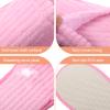 Geyoga 24 Pairs Disposable Slippers for Guests Bulk 2 Size Cotton Hotel Spa House Slippers for Graduation Wedding Party Shoeless Home Travel Individually Wrapped(Blue, Pink, Purple, White) view 3