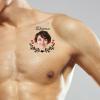 15pcs Custom Tattoos Personalized Temporary Tattoos with Photo Face Waterproof Name Logo Tattoos Stickers Funny For Women Men Kids Gifts for Birthday Party Wedding Bride Groom Decor view 2