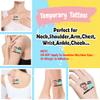 15pcs Custom Tattoos Personalized Temporary Tattoos with Photo Face Waterproof Name Logo Tattoos Stickers Funny For Women Men Kids Gifts for Birthday Party Wedding Bride Groom Decor view 4
