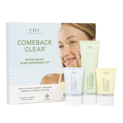 FarmHouse Fresh Acne Kit, Acne Treatment For Face. Acne Face Wash, Acne Soap. Comeback Clear Rapid Relief Acne Banishing Kit