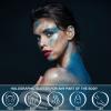 Holographic Face Glitter Gel Body Shimmer Makeup for for Hair, Face, Clavicle, Arm, Nail, Eyeshadow, Long Lasting Waterproof Mermaid Sequins Party Glitter for Rave Festival, 1.35oz (Pure Gold #11) view 4
