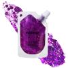 Holographic Face Glitter Gel Body Shimmer Makeup for for Hair, Face, Clavicle, Arm, Nail, Eyeshadow, Long Lasting Waterproof Mermaid Sequins Party Glitter for Rave Festival, 1.35oz (Grape Purple #13) view 1
