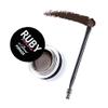 Ruby Kisses Go Brow Pomade for Water-resistant Long-lasting Smudge-proof Eyebrows (Dark Brown) view 1