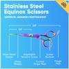 Equinox Razor Edge Series Professional Hair Scissors - 6.5 Premium Japanese Stainless Steel Hair Cutting Scissors, Hair Shears, Hair Razors for Hair Cutting, Barber Accessories & Hair Salon Supplies view 2