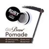 Ruby Kisses Go Brow Pomade for Water-resistant Long-lasting Smudge-proof Eyebrows (Ebony) view 3