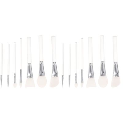 minkissy 14pcs Face Mask Brush Acrylic Handle Reusable Makeup Applicators for Women for Skincare and Beauty Application