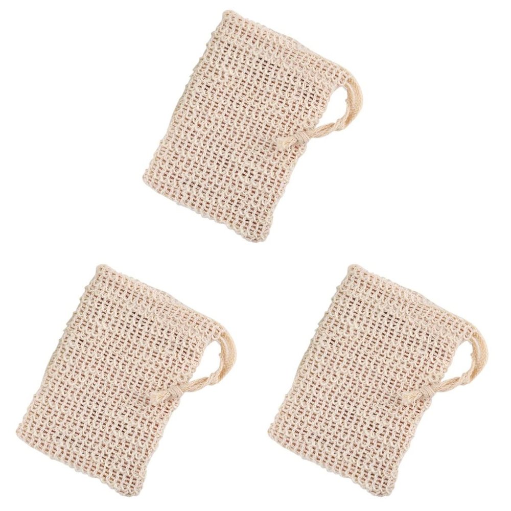 FOMIYES 15pcs Foaming Net Soap Pouch for Exfoliating Drawstring Mesh Bag for Handmade Soap Quick Drying and Comfortable Texture for Shower and Bath Use