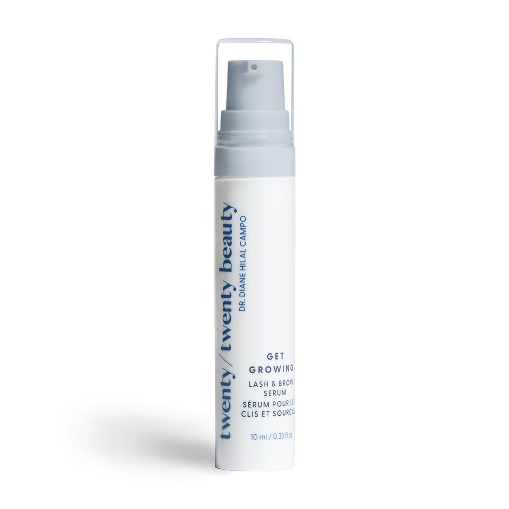 Get Growing Lash & Brow Serum  Thicker, Fuller Looking Lashes & Brows - Ophthalmologist Developed, Safe for Sensitive Eyes - Vegan, Cruelty-Free, Clean Ingredients