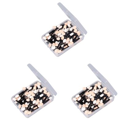 KALLORY 150pcs Disposable Dual-sided Eyeshadow Applicators for Makeup Application Travel-friendly Eye Shadow Brushes Box for Professionals and Beginners