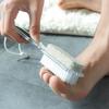 Beaupretty 4pcs Double-Sided Pedicure File Pumice Stone and Nail Brush for Dead Skin Removal and Exfoliation Ergonomic Design for Easy Handling and Spa-Like Foot Care view 2