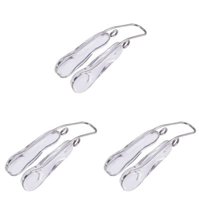 minkissy 3pcs Clipper Tool Slimmer Nose Wide Clips Without Crooked Straightener Corrector for Silicone Bridge Girls Lifter Clip Straightening Women Lifting Shaping Pain Up Increased