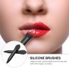 Beaupretty 3sets Double-ended Lip Mask Applicators Silicone Makeup Brushes for Even Lip Color and Liquid Cosmetics and Portable Dual-function view 2