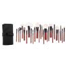 FRAHS 26pcs Professional Makeup Brush Set Beauty Cosmetic Foundation Power Blushes Eyelashes Lipstick Natural-Synthetic Hair Brushes Set with Bag Gift of Choice for mom, Wife or Female Friend. view 1