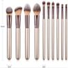 Sxdthy Makeup Brush Set 10pcs Makeup Brush Set Blush Brush Set Eye Eyeliner Powder Foundation Make Up Brushes Set Cosmetic Tools Kit Cruelty-Free Synthetic Fiber Bristles, view 2