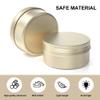 1st Choice Aluminum Tin Jar Refillable Containers 15 ml Aluminum Screw Lid Round Tin Container Bottle for Cosmetic,Lip Balm, Cream, 6 Pack view 3