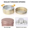 1st Choice Aluminum Tin Jar Refillable Containers 15 ml Aluminum Screw Lid Round Tin Container Bottle for Cosmetic,Lip Balm, Cream, 6 Pack view 4
